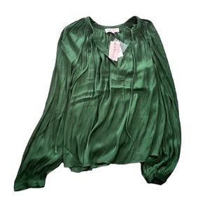 Philosophy blouse shirt top green new with tags xs
